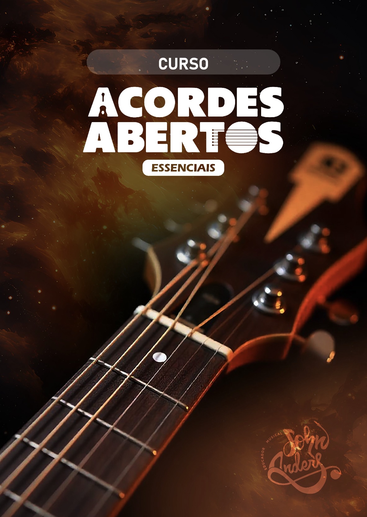 Capa do Curso Acordes Abertos Essenciais com John Anders
